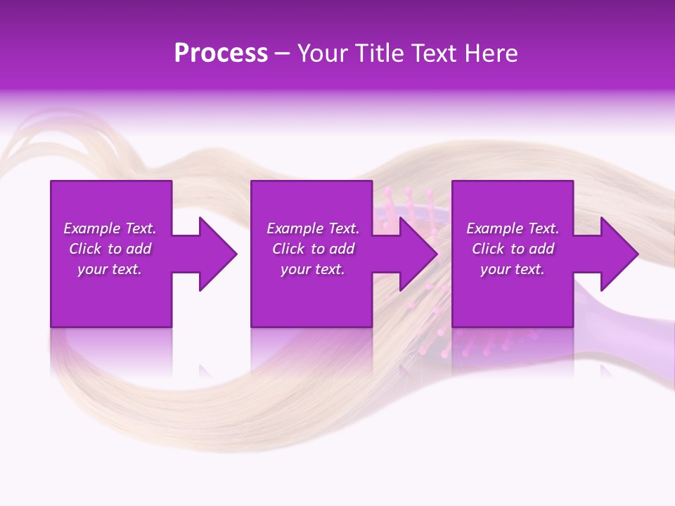 Purple Styling Shot PowerPoint Template