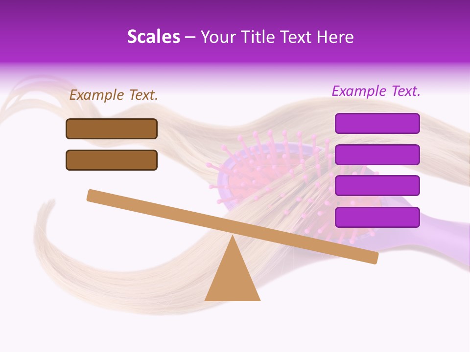 Purple Styling Shot PowerPoint Template