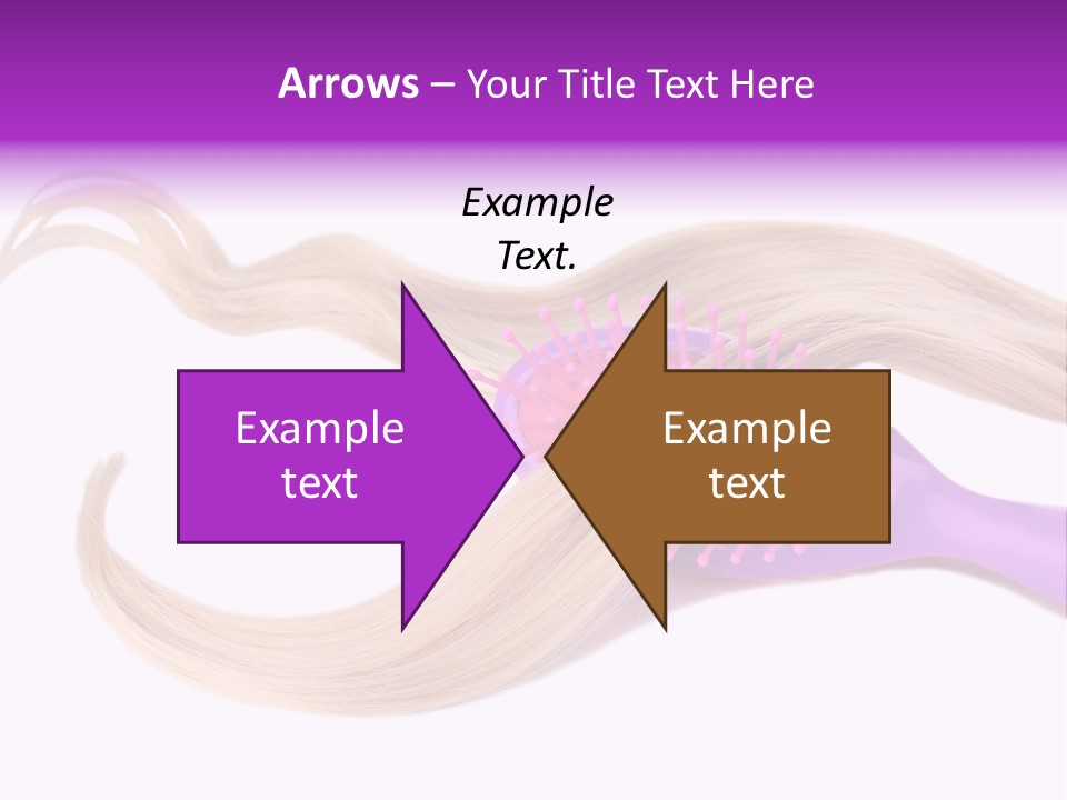 Purple Styling Shot PowerPoint Template