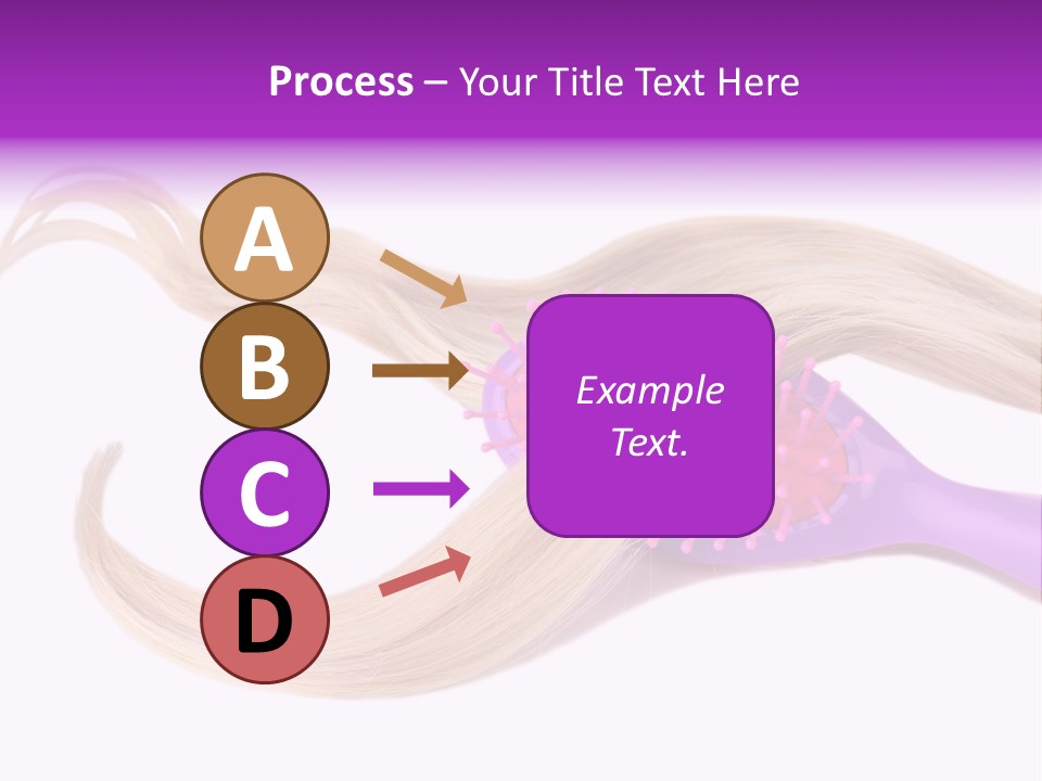 Purple Styling Shot PowerPoint Template