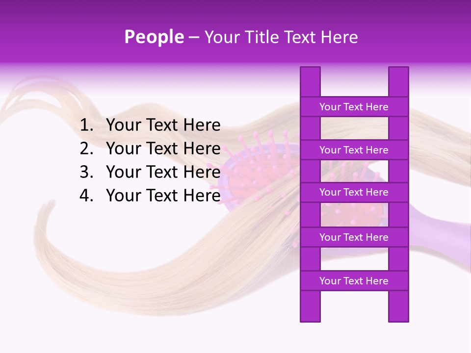 Purple Styling Shot PowerPoint Template
