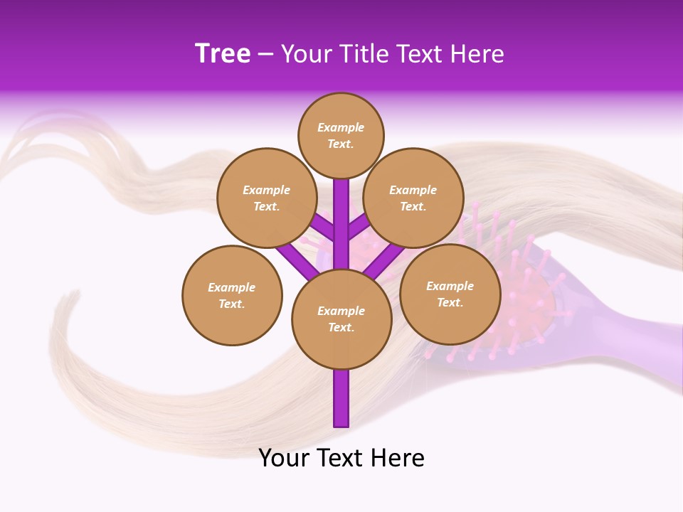 Purple Styling Shot PowerPoint Template