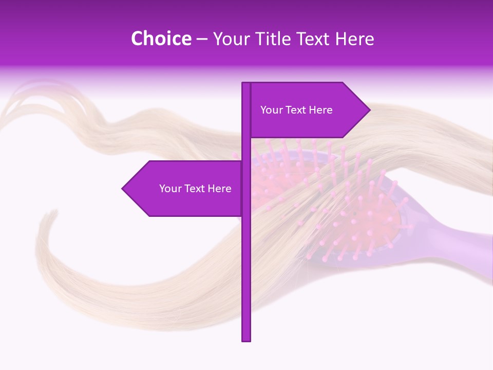 Purple Styling Shot PowerPoint Template