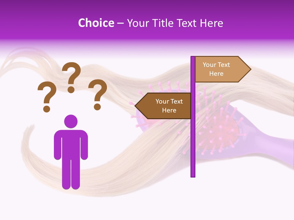 Purple Styling Shot PowerPoint Template