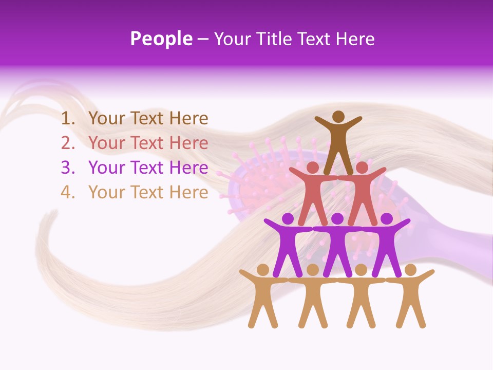 Purple Styling Shot PowerPoint Template