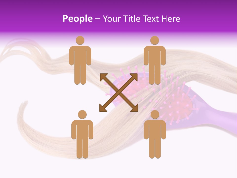 Purple Styling Shot PowerPoint Template