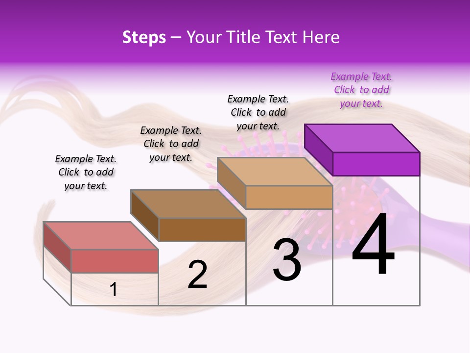 Purple Styling Shot PowerPoint Template