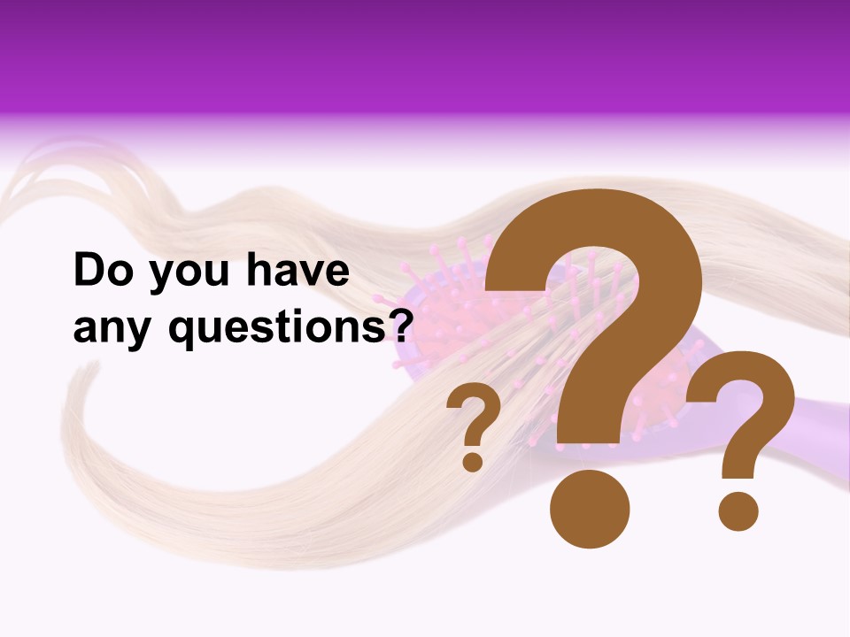 Purple Styling Shot PowerPoint Template