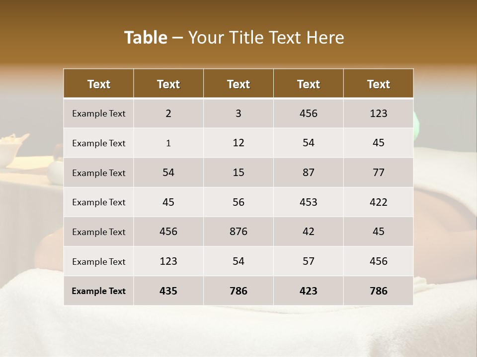 Body Palm Back PowerPoint Template