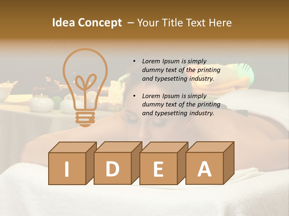 Body Palm Back PowerPoint Template