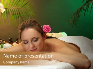 Pampering Treatment Rose PowerPoint Template