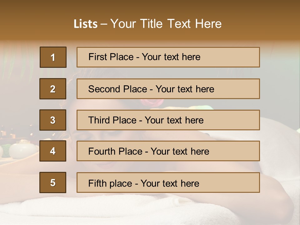 Pampering Treatment Rose PowerPoint Template