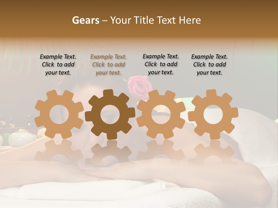 Pampering Treatment Rose PowerPoint Template