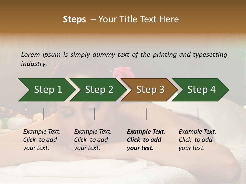 Pampering Treatment Rose PowerPoint Template