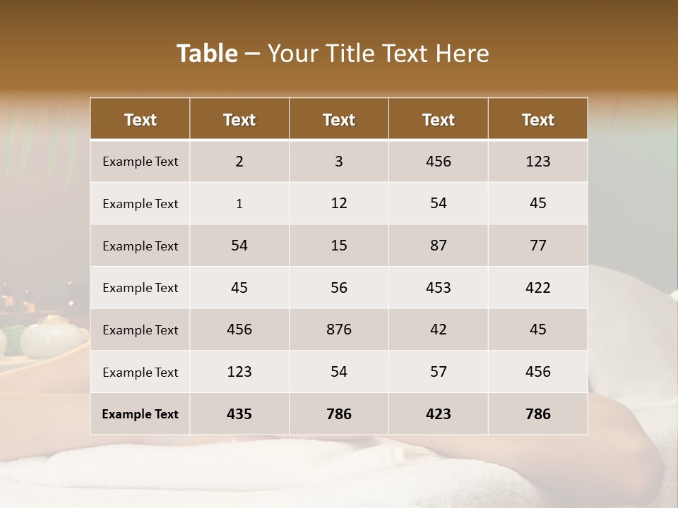 Pampering Treatment Rose PowerPoint Template