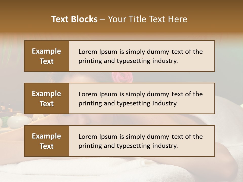 Pampering Treatment Rose PowerPoint Template