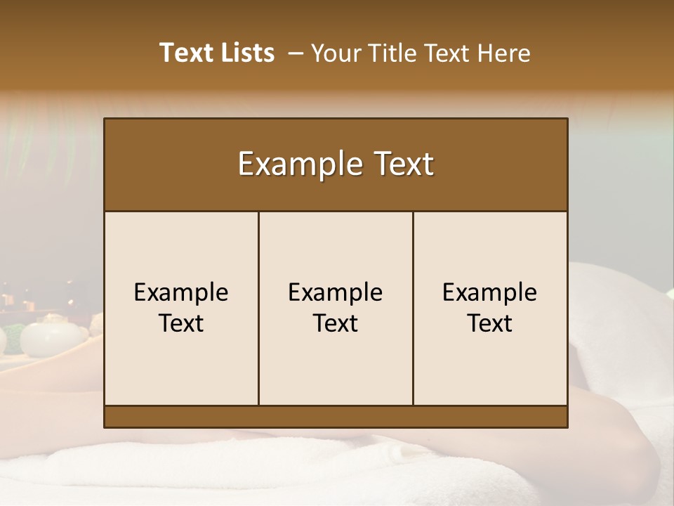 Pampering Treatment Rose PowerPoint Template