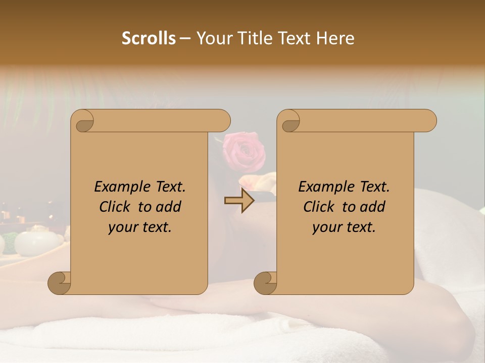 Pampering Treatment Rose PowerPoint Template