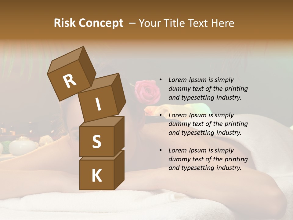 Pampering Treatment Rose PowerPoint Template