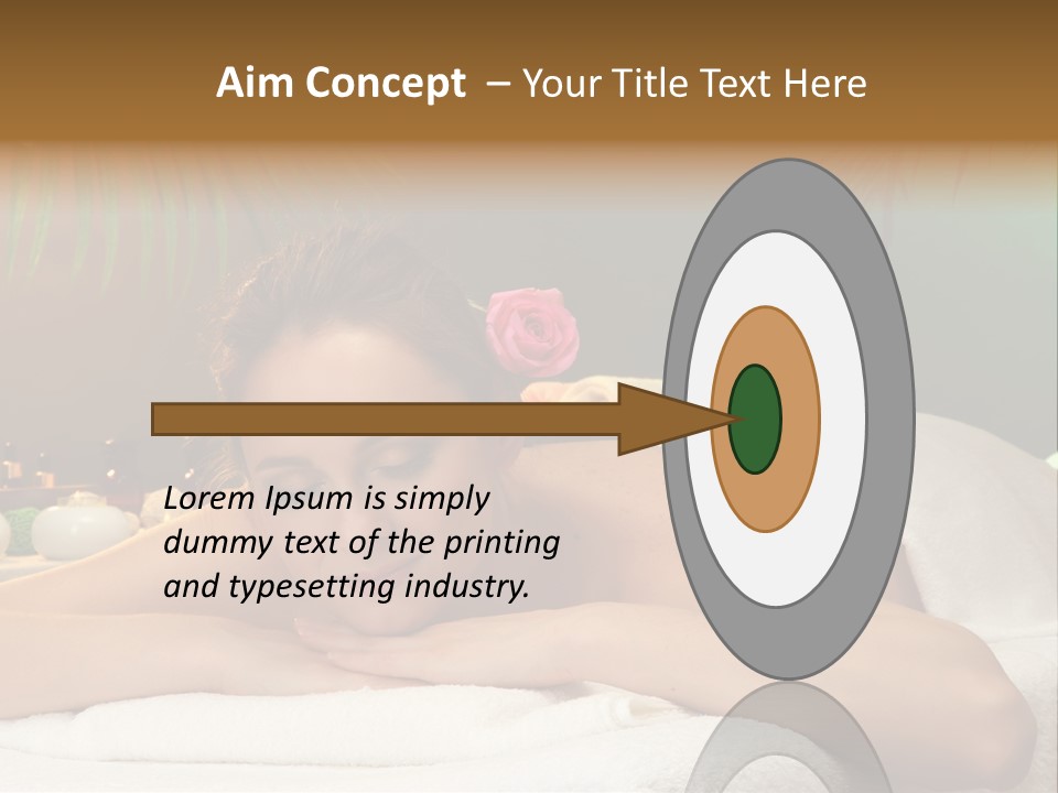 Pampering Treatment Rose PowerPoint Template