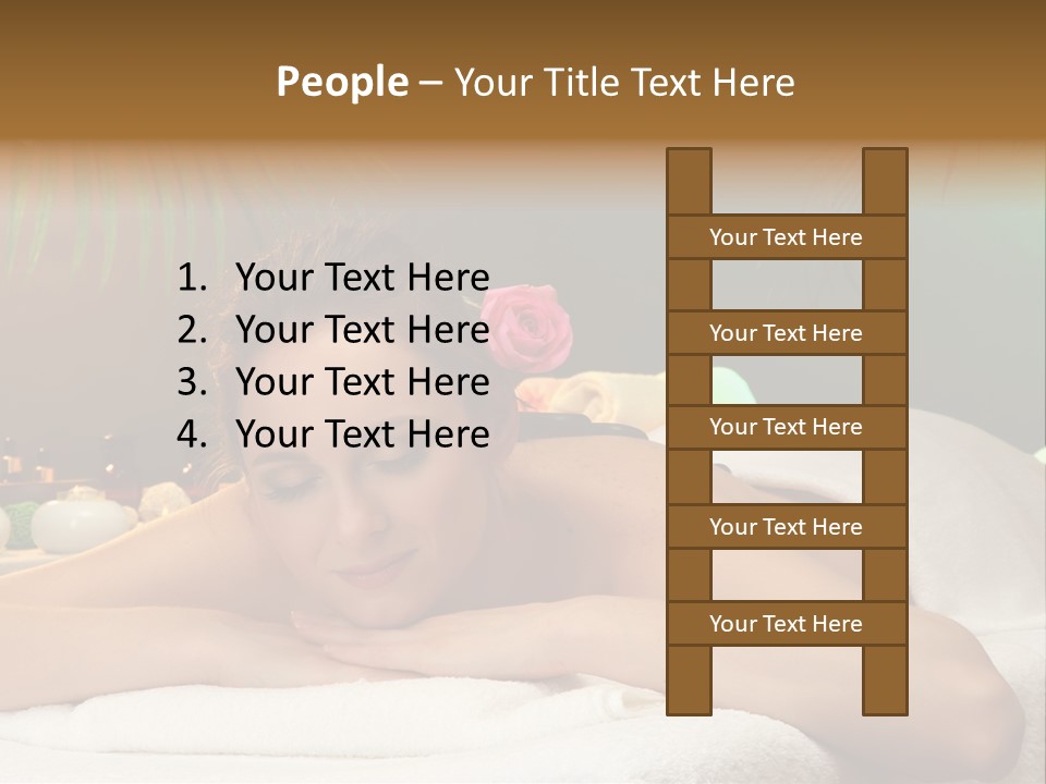 Pampering Treatment Rose PowerPoint Template