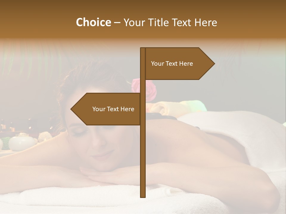 Pampering Treatment Rose PowerPoint Template
