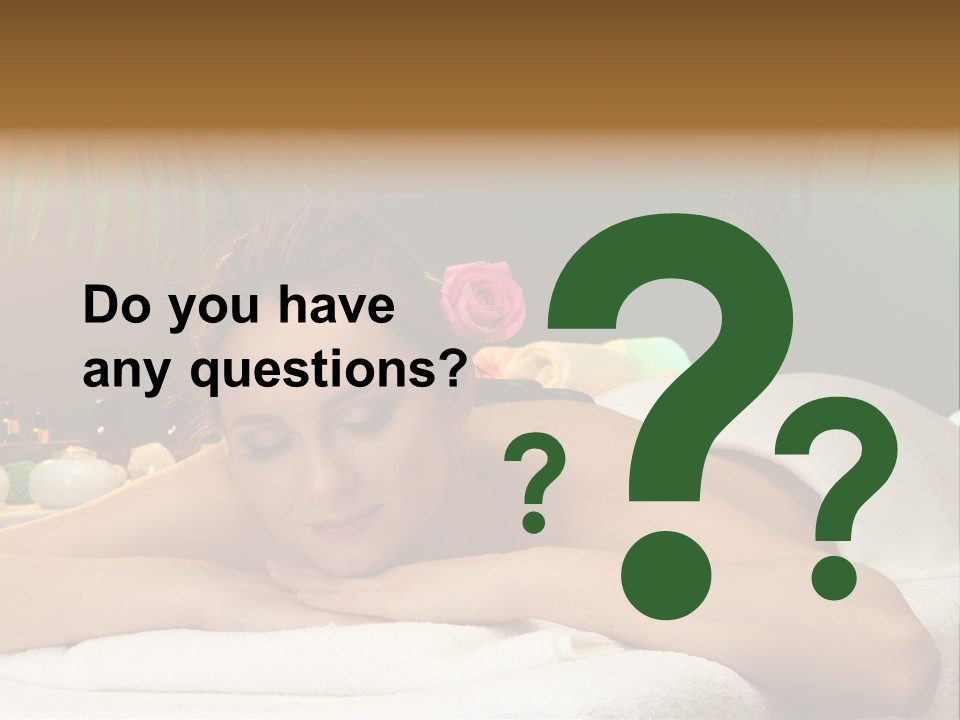 Pampering Treatment Rose PowerPoint Template