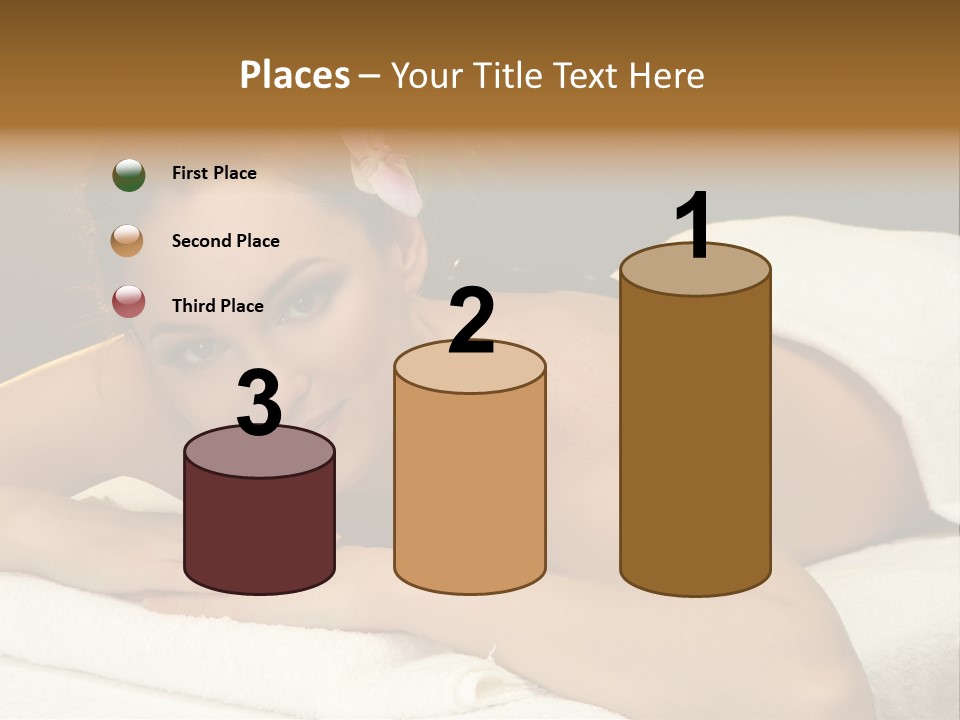 Attractive Salon Person PowerPoint Template