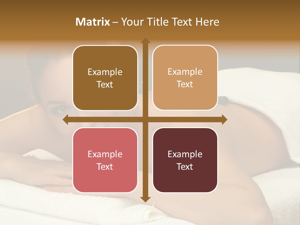 Attractive Salon Person PowerPoint Template