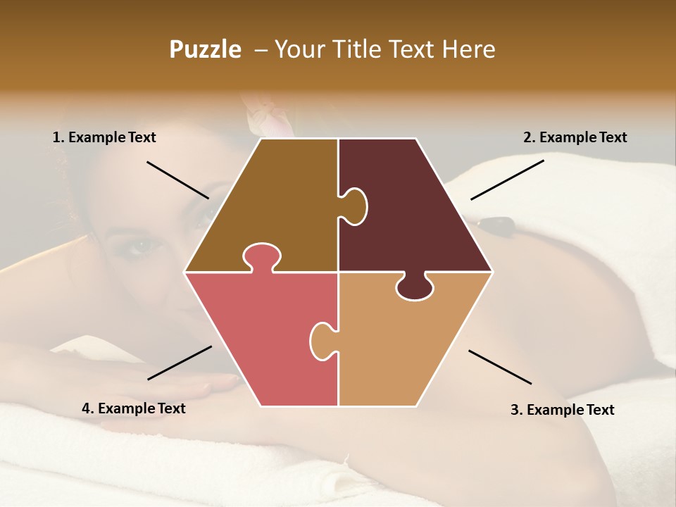 Attractive Salon Person PowerPoint Template