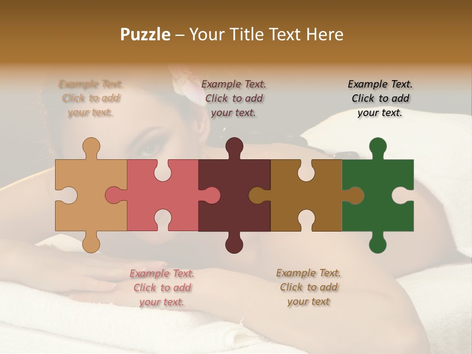 Attractive Salon Person PowerPoint Template