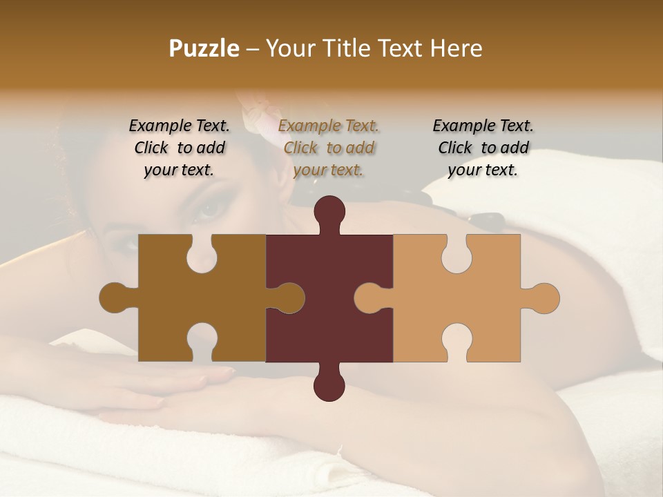 Attractive Salon Person PowerPoint Template