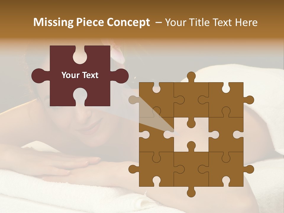 Attractive Salon Person PowerPoint Template