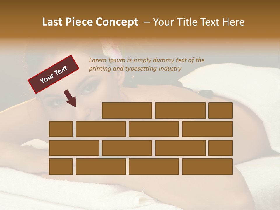 Attractive Salon Person PowerPoint Template