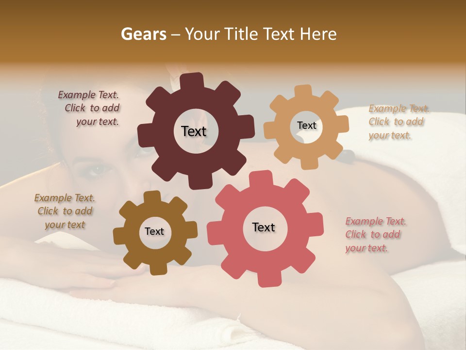 Attractive Salon Person PowerPoint Template