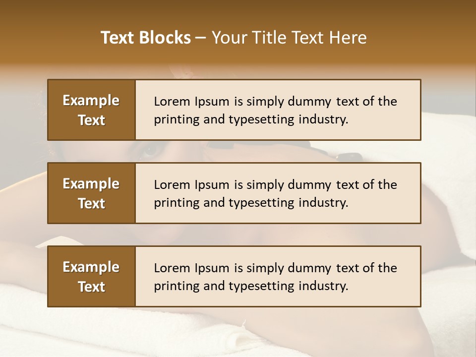 Attractive Salon Person PowerPoint Template