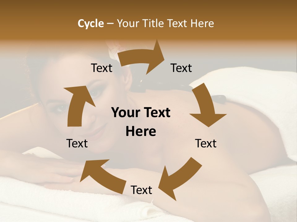 Attractive Salon Person PowerPoint Template