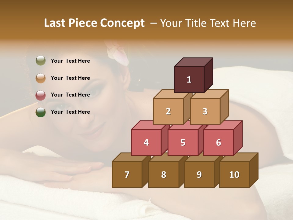 Attractive Salon Person PowerPoint Template