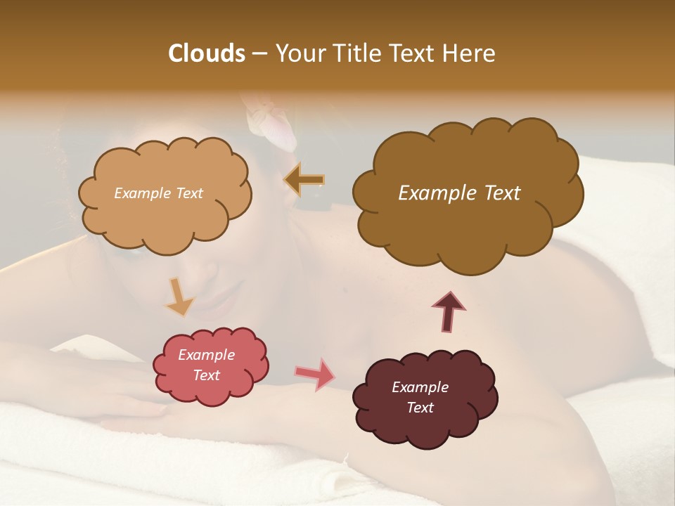 Attractive Salon Person PowerPoint Template