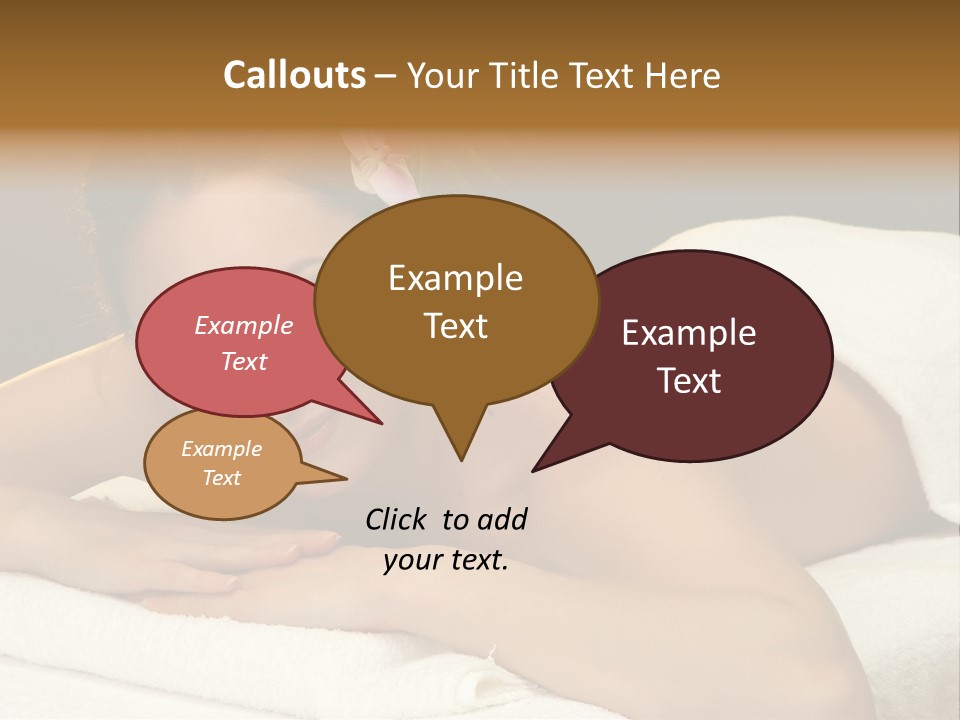 Attractive Salon Person PowerPoint Template