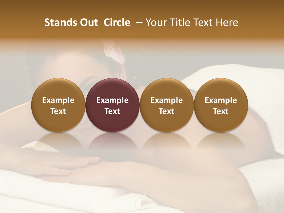 Attractive Salon Person PowerPoint Template