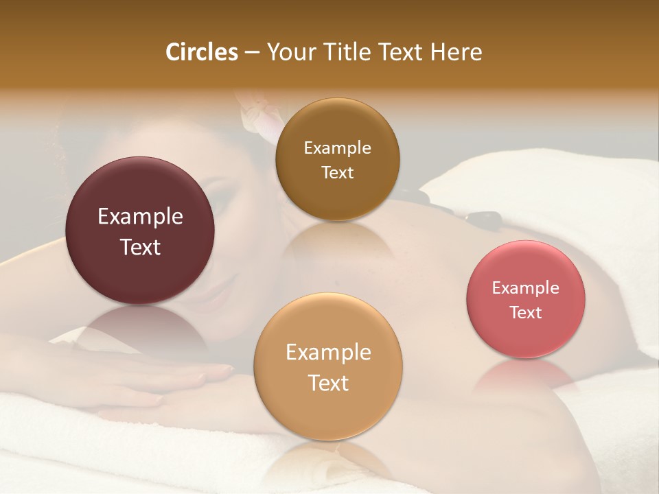 Attractive Salon Person PowerPoint Template