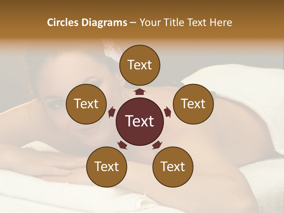 Attractive Salon Person PowerPoint Template