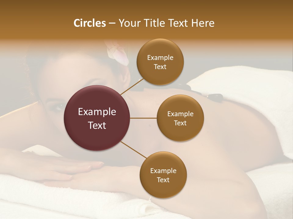 Attractive Salon Person PowerPoint Template