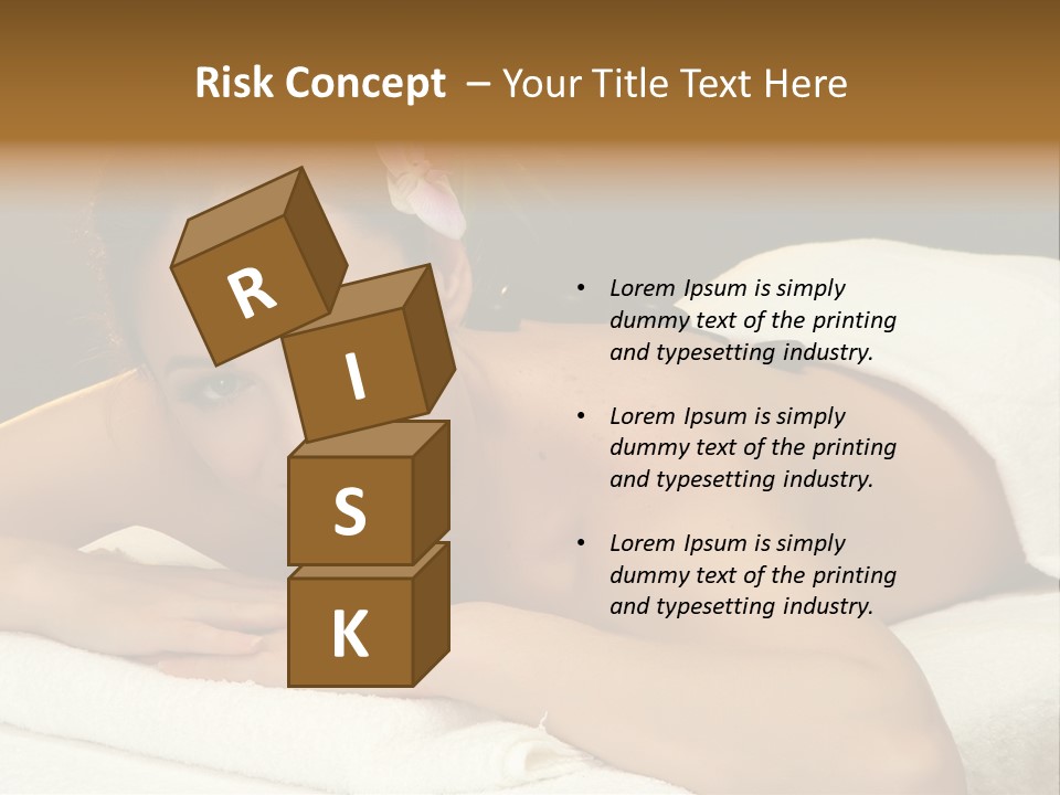 Attractive Salon Person PowerPoint Template