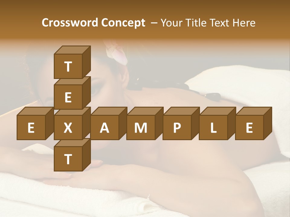 Attractive Salon Person PowerPoint Template