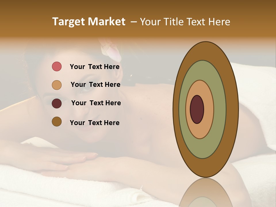 Attractive Salon Person PowerPoint Template