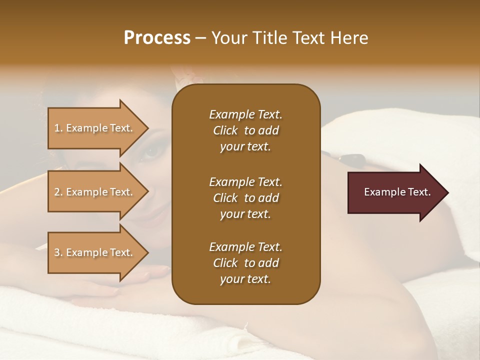 Attractive Salon Person PowerPoint Template
