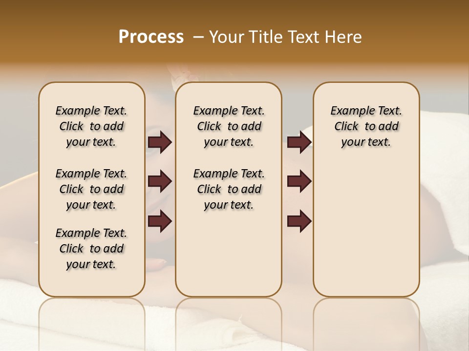 Attractive Salon Person PowerPoint Template