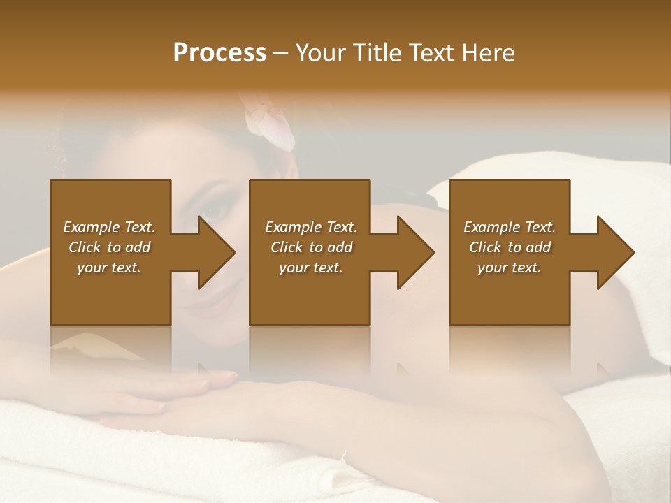 Attractive Salon Person PowerPoint Template